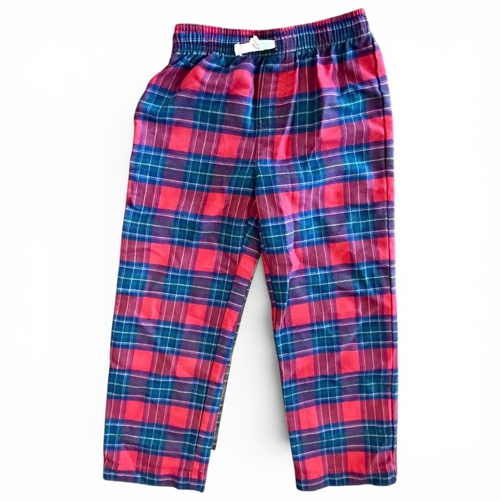 Vineyard Vines Boys Plaid Lounge Pajama Pants Size 7‎ Holiday Whale